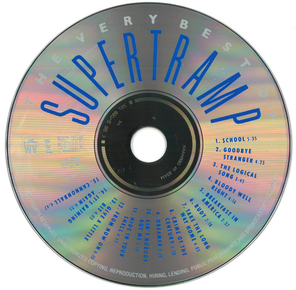 Supertramp  The Very Best Of Supertramp : CD